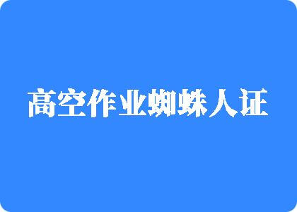 操逼日穴高空作业蜘蛛人证